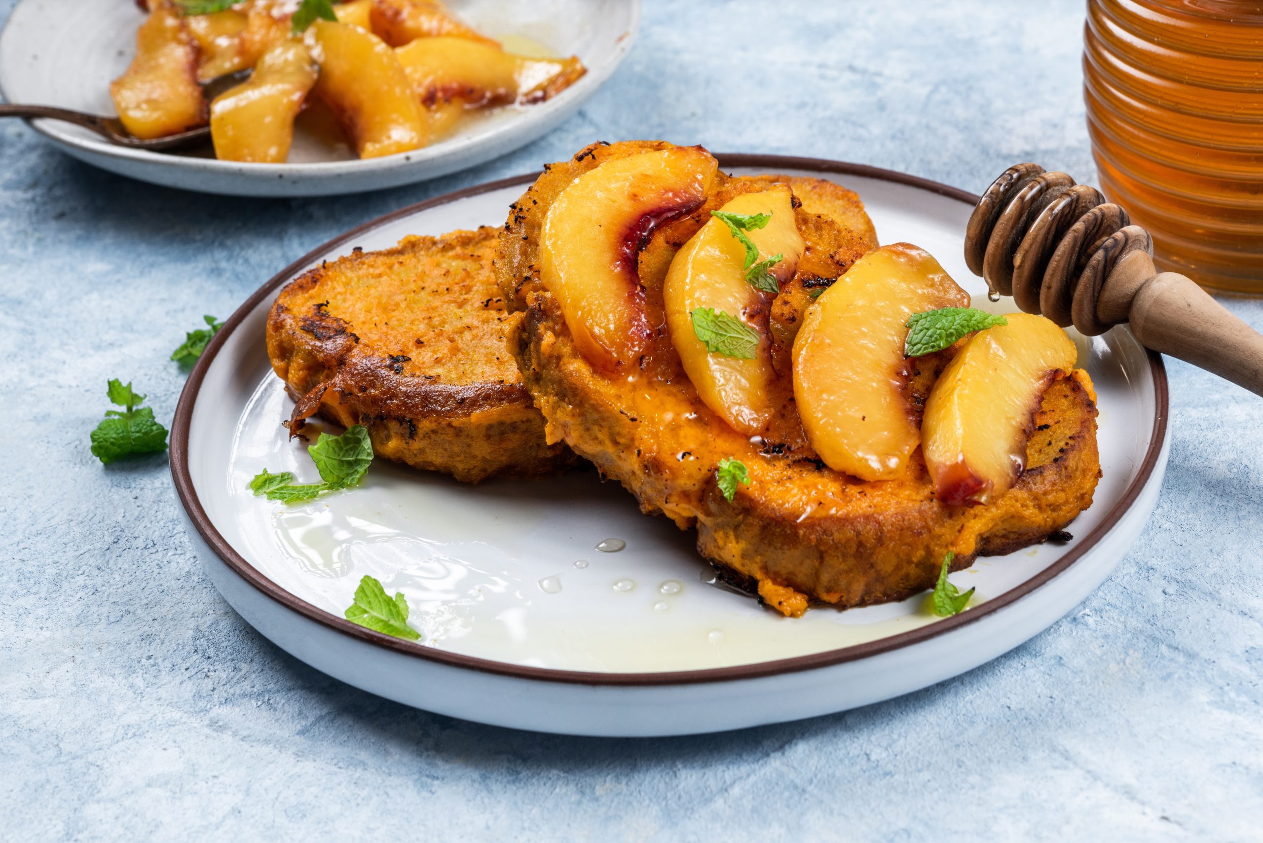 Pumpkin,French,Toast,With,Apricot.,Autumn,Swasonal,Food.