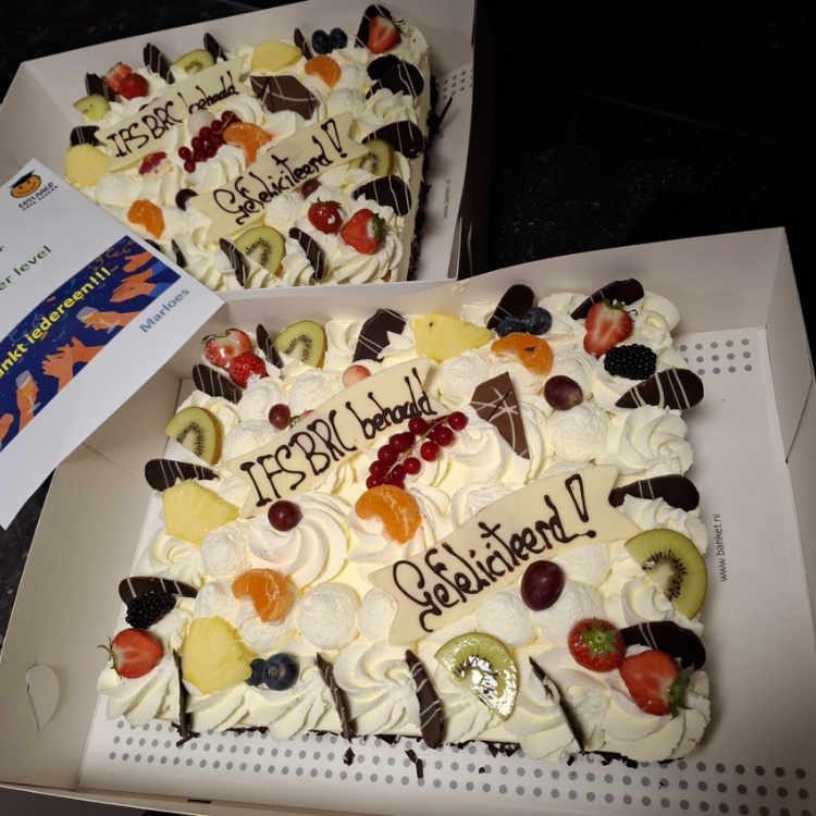 Taart resultaat audit linkedinn